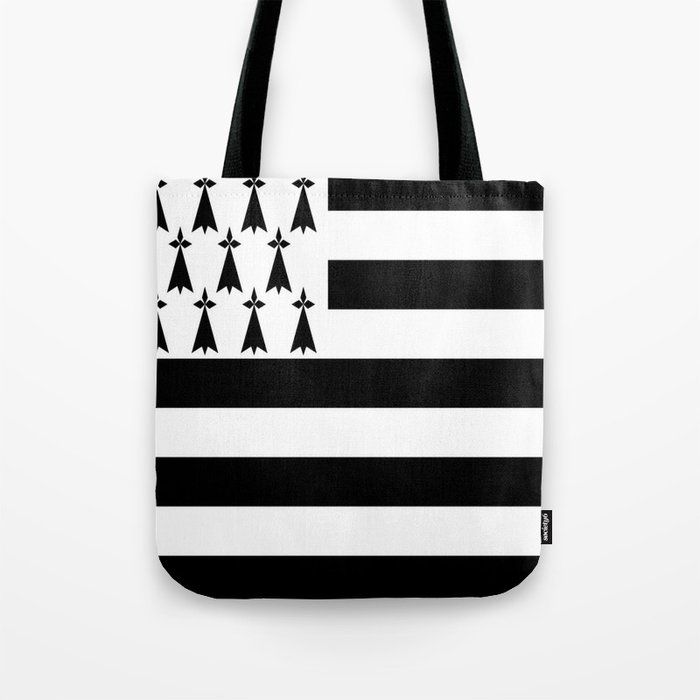 Flag of brittany Tote Bag