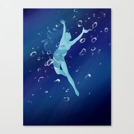 Water Nymph Canvas Print
