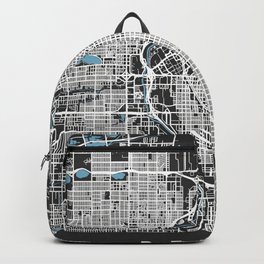 Denver Map Colorado | Black & Blue II| More Colors, Review My Collections Backpack | Denverprint, Tennessee, Graphicdesign, Denver, City, Tennesseemap, Urbanism, Denvertennesseemap, Denvermap, Map 