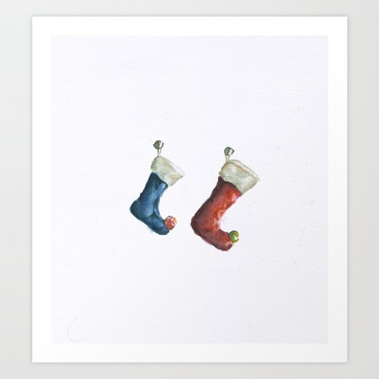 Stockings Art Print