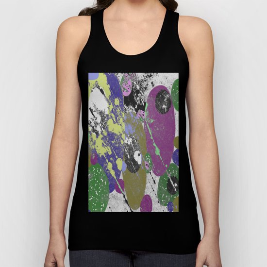 Gather Together - Abstract, pastel coloured, textured, artwork Unisex Tank Top