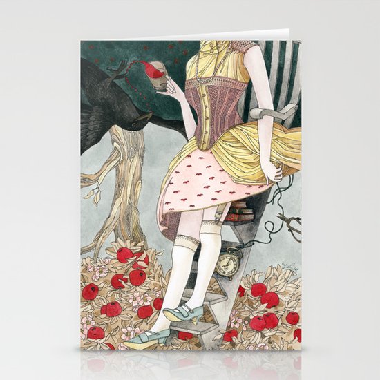 Apple Juice Stationery Cards