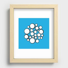 Circles, Bubbles, Abstract Recessed Framed Print