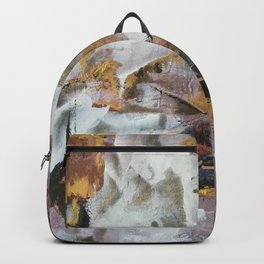 Golden touch Backpack | Golden, Painting, Abstract, Calming, Originalart, Fineart 