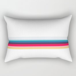 Simply Striped (white) Rectangular Pillow