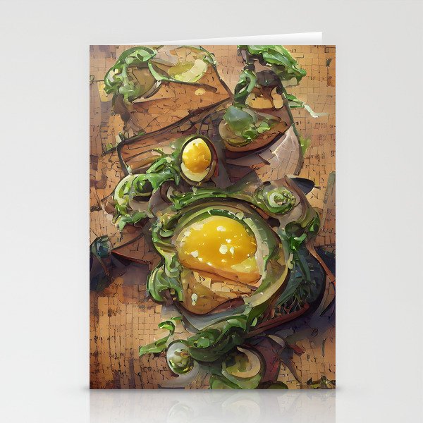 Avocado Toast Stationery Cards