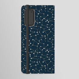 Constellation Simple Pattern Blue Android Wallet Case