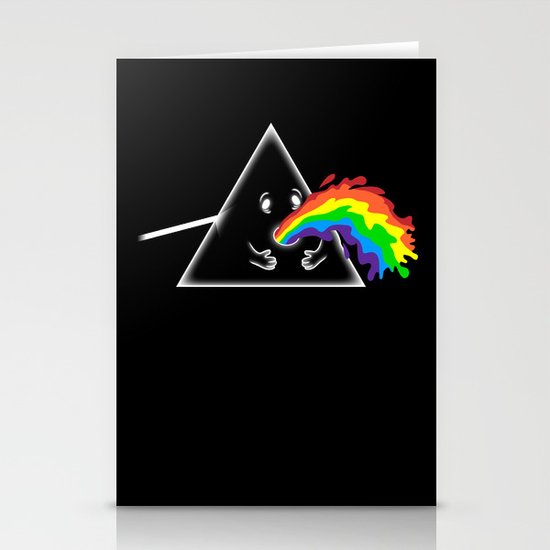 Barf Side of the moon Stationery Cards