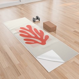 Jazz Leaf: Matisse Edition | Mid Century Series Yoga Towel