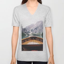 Mountain Lake V Neck T Shirt