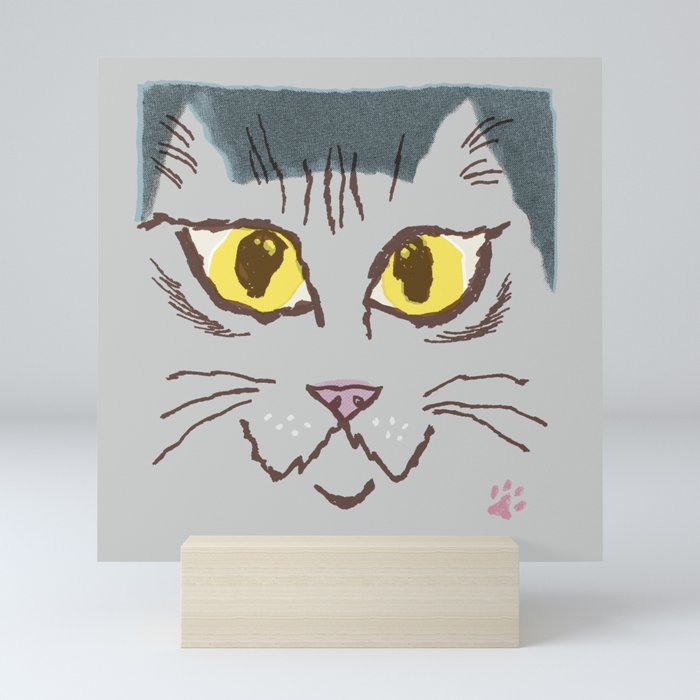 Cleo the Cat Mini Art Print