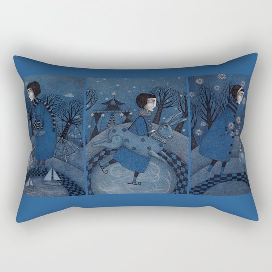December Park (3) Rectangular Pillow