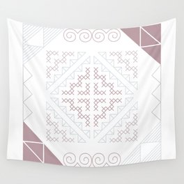 Tribal Hmong Embroidery Wall Tapestry
