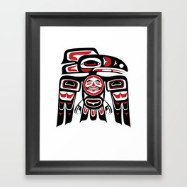 Raven Haida Native American Tlingit Art Alaska Framed Art Print