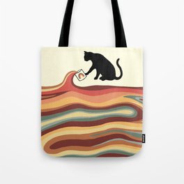 Rainbow cat 1 coffee milk drop Tote Bag