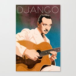 Django Reinhardt – Jazz Manouche Canvas Print