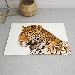 Jaguar Rug | Rainforest, Nature, Cats, Beach, Graphicdesign, Felines, Jaguar, Costarica, Trends, Lowpoly 