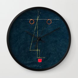 Portrait of an Equilibrist, 1927 by Paul Klee Wall Clock