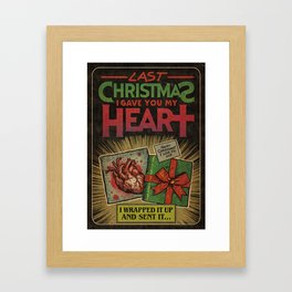 Last Christmas Framed Art Print