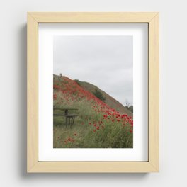 Hills of Poppies Recessed Framed Print