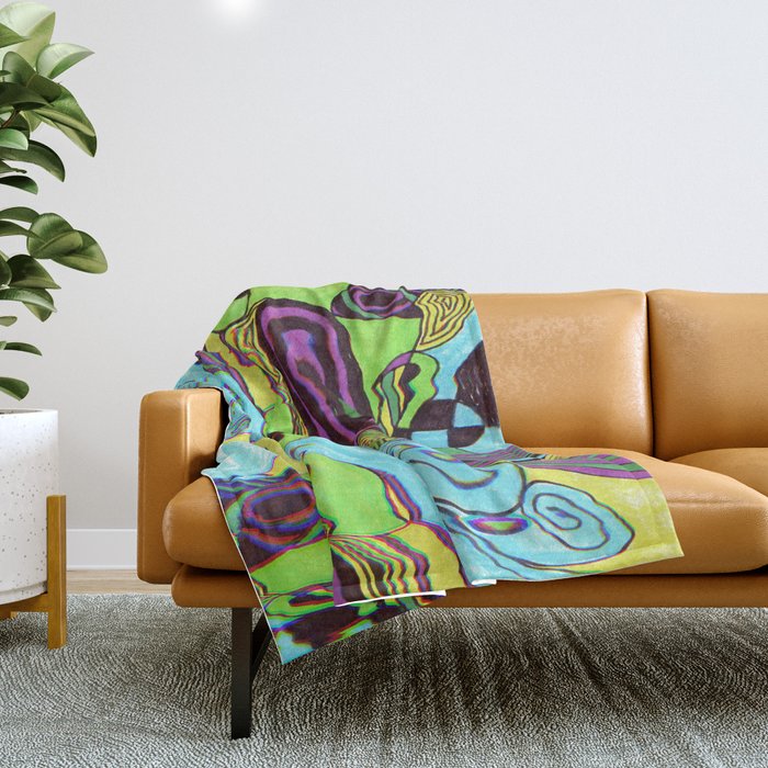 Trip and fall Throw Blanket