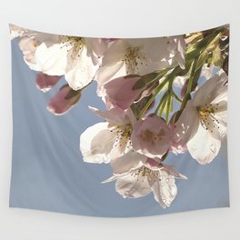 Delicate Amangowa Cherry Tree Blossom Wall Tapestry