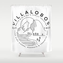 Villalobos Family Vacation Shower Curtain