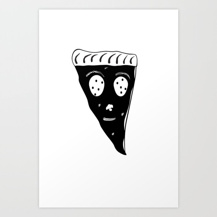 Even Pizza Makes Pizza Happy Art Print