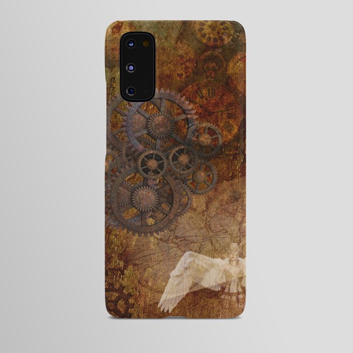 Steampunk angel Android Case