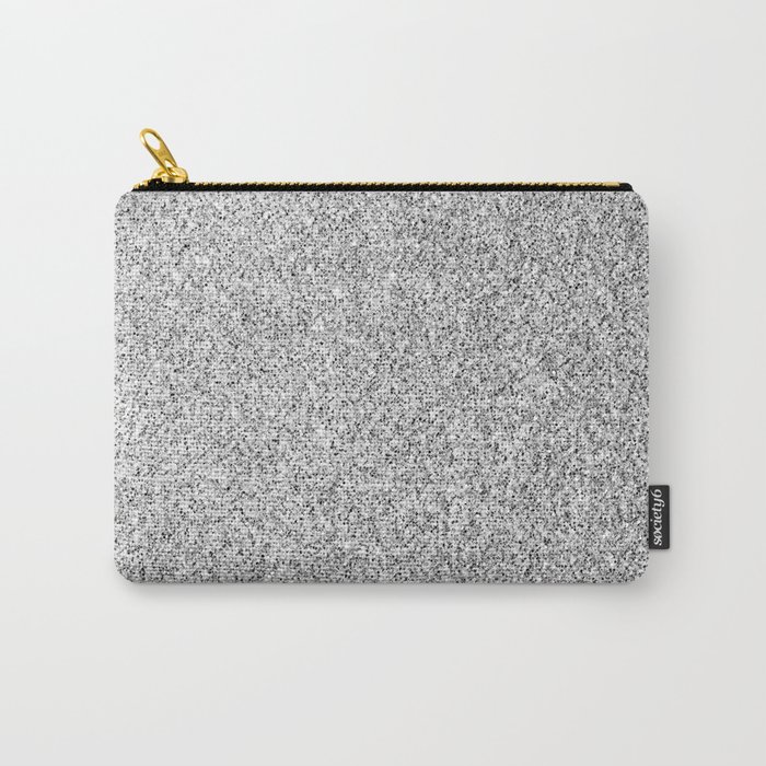 Beautiful Silver glitter sparkles Carry-All Pouch by pldesign | Society6