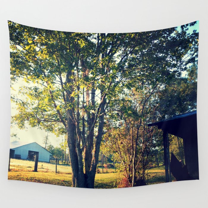 Tree in the Light Wall Tapestry