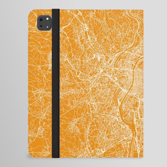 France, Lyon - Sunny City Map iPad Folio Case