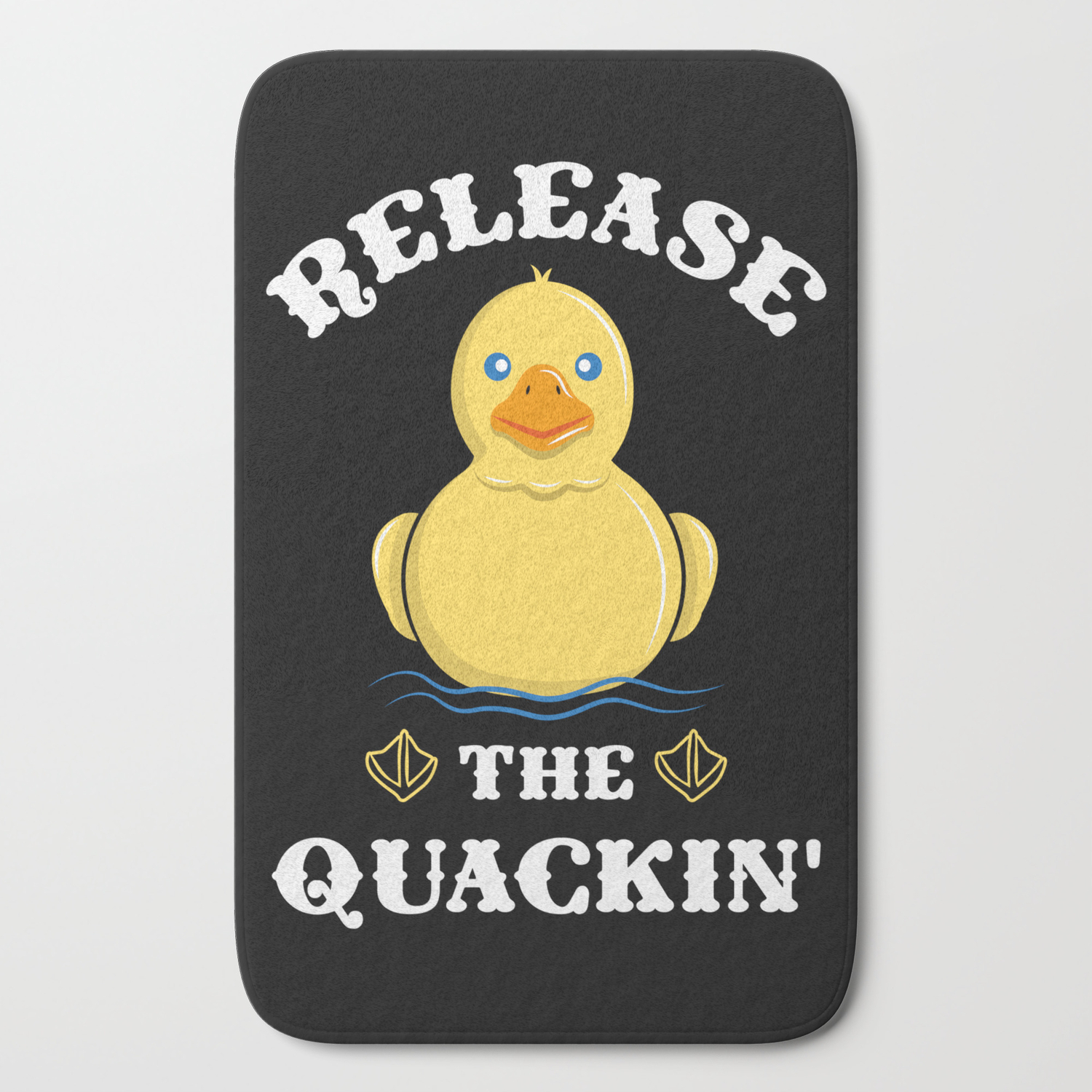 duck bath mat
