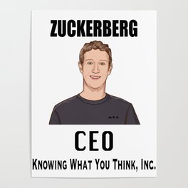 Zuckerberg: Knowing What You Think, Inc. Poster