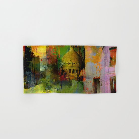 In a street of Paris Hand & Bath Towel