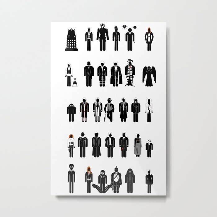 Time and Space Recognition Guide Metal Print