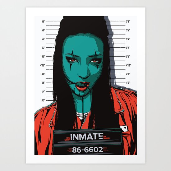 Inmate #86 Art Print