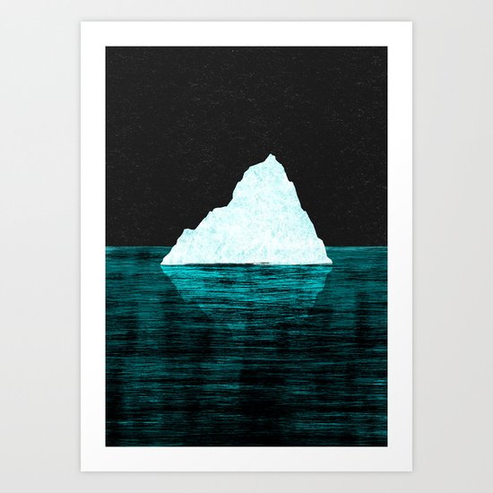 ICEBERG AHEAD! Art Print