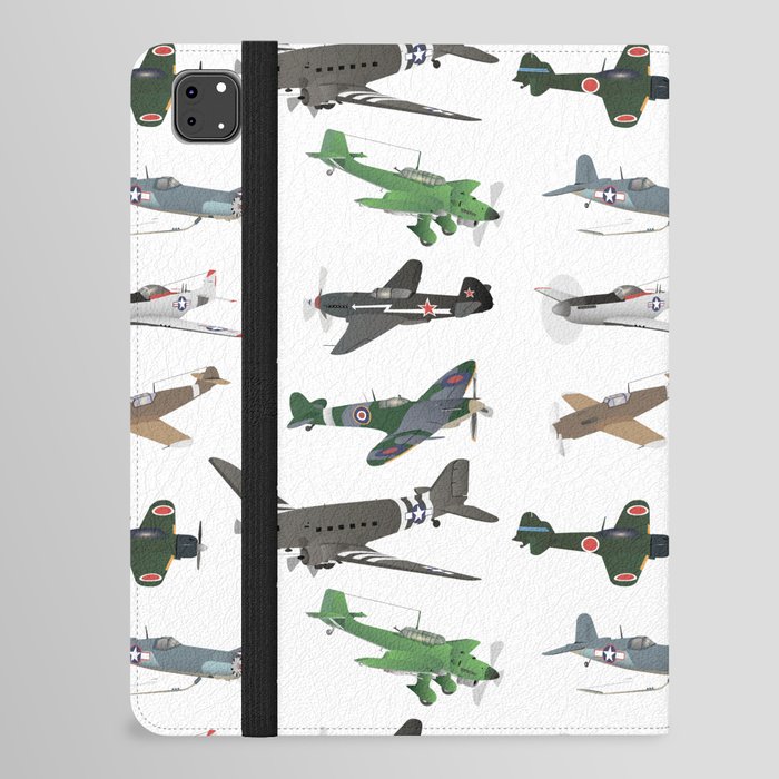 Multiple WW2 Airplanes iPad Folio Case