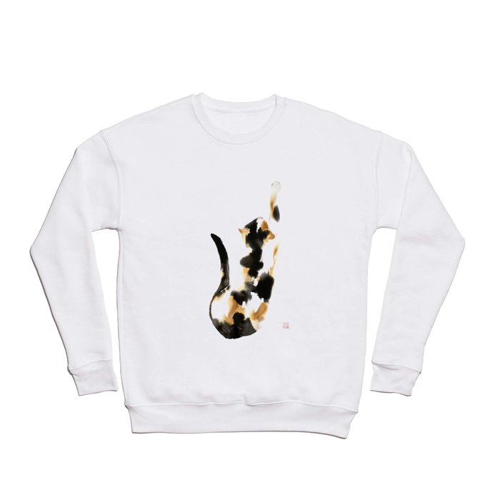 Calico cat Crewneck Sweatshirt