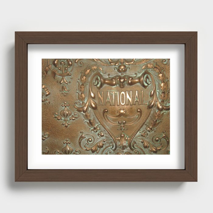 National by Lika Ramati Recessed Framed Print