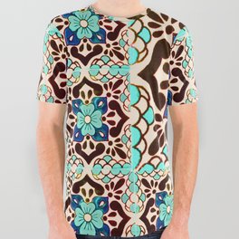 talavera mexican tile All Over Graphic Tee