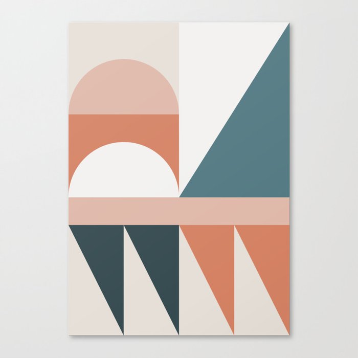 Cirque 03 Abstract Geometric Canvas Print