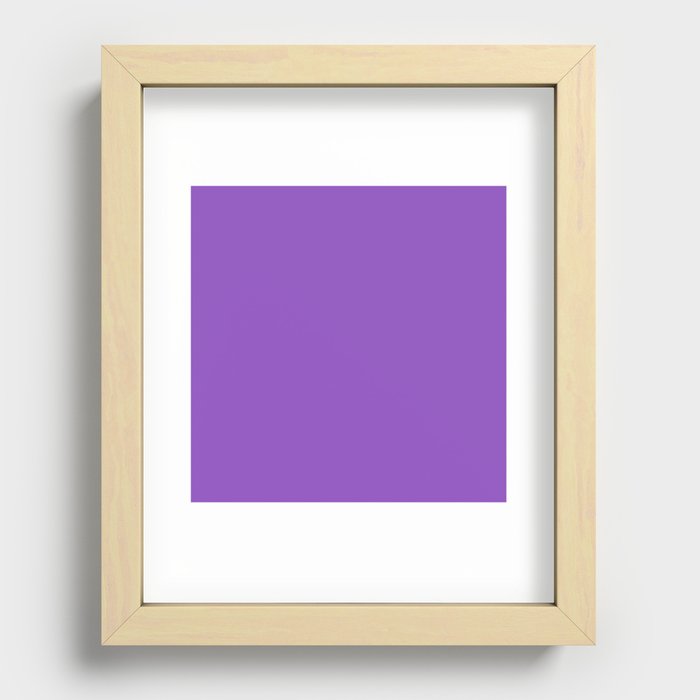 Liberal Lilac Recessed Framed Print