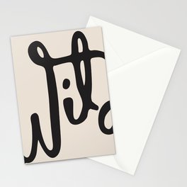wild abstract Stationery Card