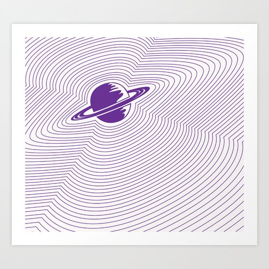 Saturn Art Print