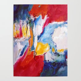 Come Down Isaiah 64 Christian Abstract Poster