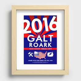 Elect John Galt and Howard Roark 2016  Recessed Framed Print