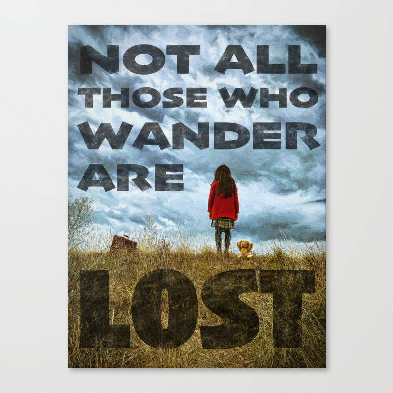 Not Lost Painting By Brian Vegas Canvas Print By Brianvegas