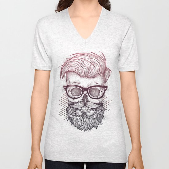 Hipster is Dead Unisex V-Neck
